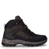 scarponcino da trekking in pelle e tessuto blu grigio | Boscaini Scarpe