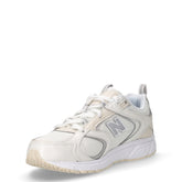 408 sneaker in tessuto ed ecopelle bianco beige | Boscaini Scarpe