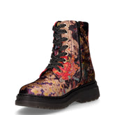 Anfibio in tessuto stampa fantasia nero multicolor | Boscaini Scarpe