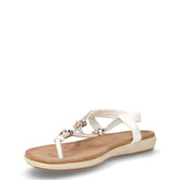 Sandalo infradito in ecopelle bianco | Boscaini Scarpe