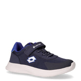 Run 90 sneaker bambino in ecopelle e tessuto blu | Boscaini Scarpe