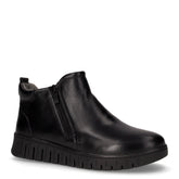 Stivaletto in pelle con zip nero - CAPRICE | Boscaini Scarpe