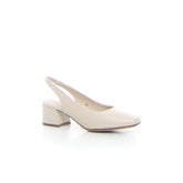 Décolleté slingback beige perlato | Boscaini Scarpe