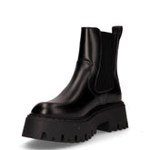 Aspen chelsea stivaletto in ecopelle nero | Boscaini Scarpe