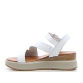 Sandalo con zeppa bianco | Boscaini Scarpe