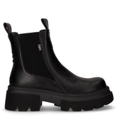 Mave stivaletto in ecopelle con tacco nero | Boscaini Scarpe