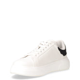 Sneaker in pelle ed ecopelle bianco nero | Boscaini Scarpe