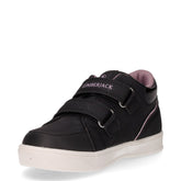 Moby High Cut sneaker bambina in ecopelle nero | Boscaini Scarpe
