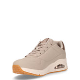 uno golden air sneaker in ecopelle beige | Boscaini Scarpe