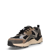 Garner Grounds sneaker in pelle e tessuto nero | Boscaini Scarpe