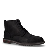 Aldwin 2 stivaletto stringato in pelle con zip nero | Boscaini Scarpe
