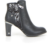 Tronchetto con zip nero | Boscaini Scarpe