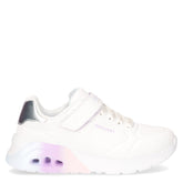 Uno Lite 2.0 Vivid Metallic sneaker bambina in ecopelle bianco multicolor | Boscaini Scarpe