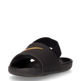 Kawa Slide ciabatta in gomma bambino nero oro | Boscaini Scarpe