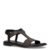 Sandalo con strass nero | Boscaini Scarpe