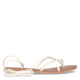 Sandalo con laccetti bianco | Boscaini Scarpe