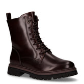 Anfibio in ecopelle con zip caffè | Boscaini Scarpe