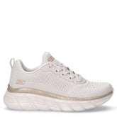 Bobs B Flex Hi Flying Hi bianco oro | Boscaini Scarpe