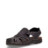 Sandalo in ecopelle nero | Boscaini Scarpe