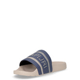 Ciabatta di gomma white navy | Boscaini Scarpe