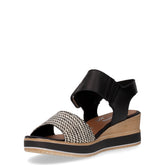 Sandalo con tacco crema | Boscaini Scarpe
