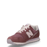 373 sneaker in pelle scamosciata e tessuto marrone rosa | Boscaini Scarpe