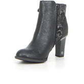 Tronchetto con zip nero | Boscaini Scarpe