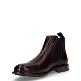 Stivaletto beatles boot in pelle marrone | Boscaini Scarpe