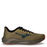 SHOE MIZUNO REVOLT 4 sneaker running in mesh verde militare | Boscaini Scarpe