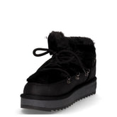 Nordic TRK Fur Low stivaletto caldo in ecopelle nero | Boscaini Scarpe