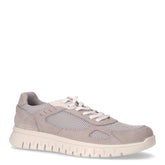 Sneaker in pelle e tessuto grigio chiaro | Boscaini Scarpe