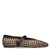 Ballerina traforata black goat | Boscaini Scarpe