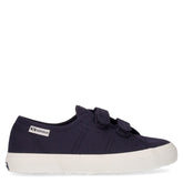 Sneaker con strappi da bambino navy white | Boscaini Scarpe