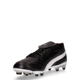 King Liga FG/AG scarpa da calcio in ecopelle nero argento bianco | Boscaini Scarpe