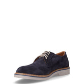 Stringata casual in pelle blu | Boscaini Scarpe