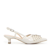 Décolleté slingback a punta burro vernice | Boscaini Scarpe