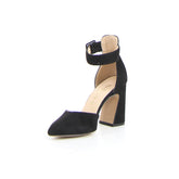 Sandalo a punta con tacco nero | Boscaini Scarpe