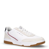 Sneaker in pelle ed ecopelle bianco beige | Boscaini Scarpe