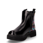 Stivaletto in ecopelle con zip bambina nero | Boscaini Scarpe