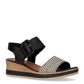 Sandalo con tacco crema | Boscaini Scarpe
