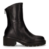 Tronchetto in pelle con zip nero | Boscaini Scarpe