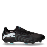 Future 9 Play MXSG scarpa da calcio in ecopelle nero azzurro | Boscaini Scarpe