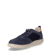 Evo sneaker in pelle e tessuto blu | Boscaini Scarpe