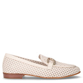 Mocassino in pelle bianco marshmallow | Boscaini Scarpe