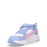 Trinity 2 LT sneaker in tessuto e ecopelle bambina bianco rosa lavanda | Boscaini Scarpe