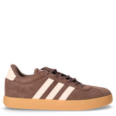 VL COURT 3.0 K-C sneaker in pelle e ecopelle marrone beige | Boscaini Scarpe