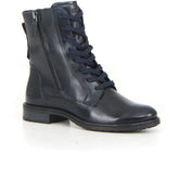 Stivaletto stringato con zip blu - Mid Season Sale Stivaletti Donna | Boscaini Scarpe