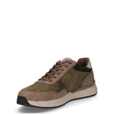 Sneaker sportiva in ecopelle khaki | Boscaini Scarpe