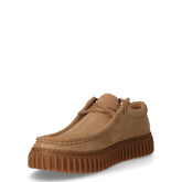 Torhill Low polacchino sportivo in pelle scamosciata sabbia scuro | Boscaini Scarpe