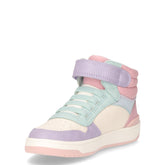 Washiba sneaker in tessuto ed ecopelle bambina rosa bianco | Boscaini Scarpe
